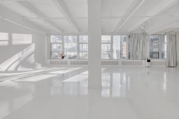 Natural Light Loft | White Open Space with Daylight