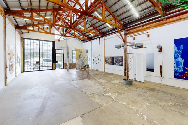 Contemporary Art Gallery with Living Room