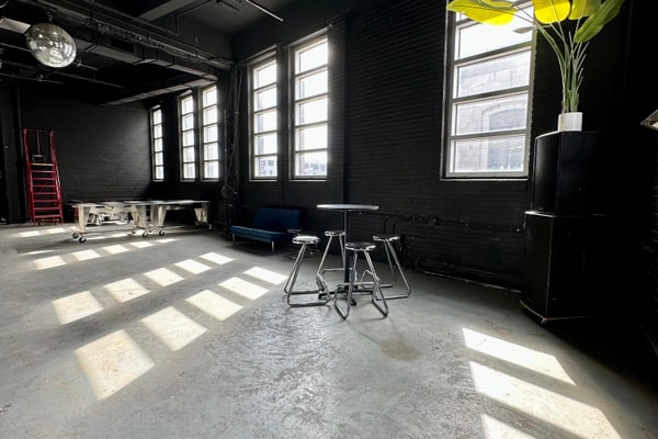 Production Studio with Large Windows in Downtown Montreal