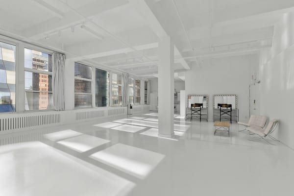 Natural Light Loft | White Open Space with Daylight