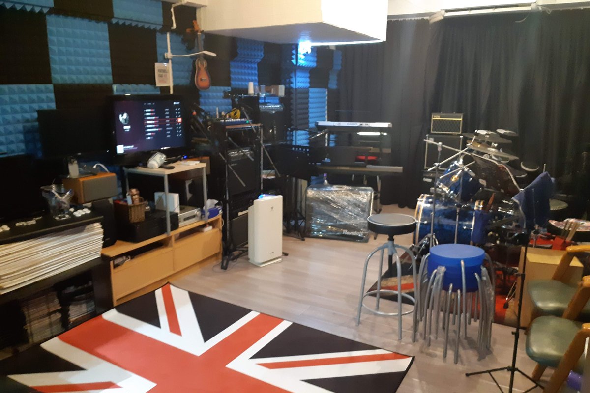 Fully Equipped Music Studio For Rent Storefront