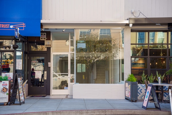 Prime location on bustling Chestnut Street in San Francisco's affluent Marina District