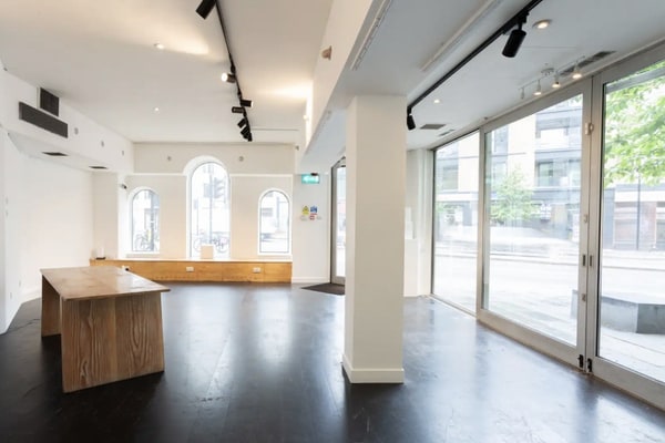 Art Gallery with Large Glass Windows, Less Than 100 m from Chalk Farm Station, London