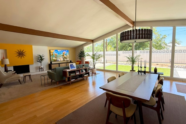 Photo of Mid-Century Marvel with Wall-to-Wall Windows