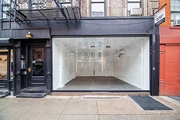 White Box Street Level Window Display Pop Up