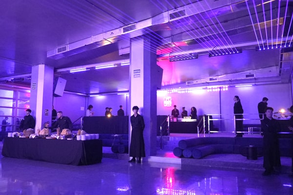NEBULA EXPERIENCE:  a unique venue with a capacity of up to 600 guests