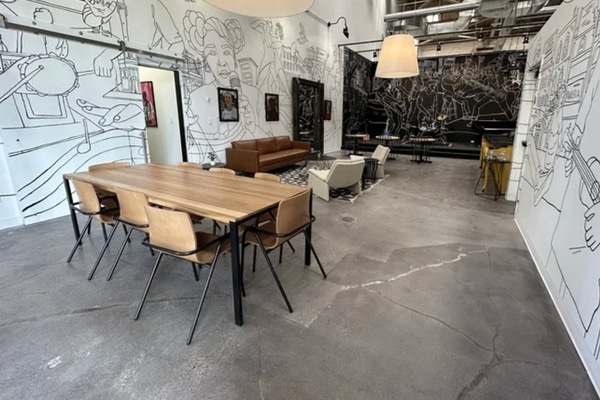 Photo of Charming Industrial Cafe with Stage