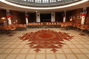 Bâtiment historique en briques avec coupole, mosaïques et grande cour, Paris 9e, 相片 7