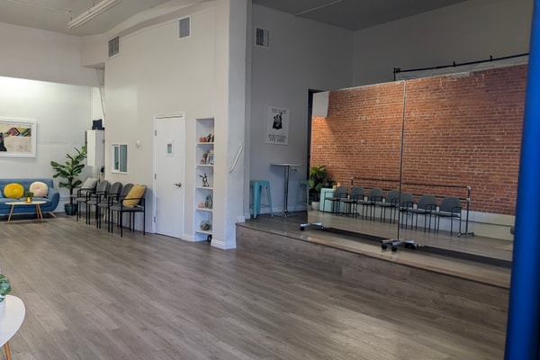 Large Windows First Floor Dance Space on N Vermont Avenue