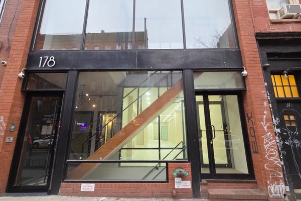 West Village Storefront with Patio on Bleecker St
