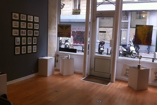 Galerie d’art en plein centre de Paris deux pas du Marais