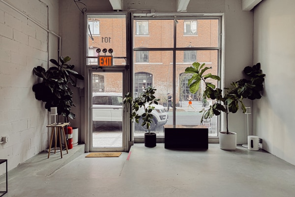 Minimalist Gallery Storefront in Greenpoint