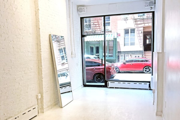 White Box Pop-Up and Gallery Space with Street-Facing Windows in the Lower East Side